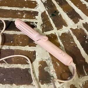 L'ANGE HAIR Le Duo 360° Airflow Styler | 2-in-1 Curling Wand & Titanium Flat,